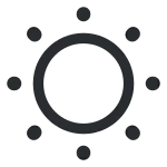 Sun 1 SVG Icon